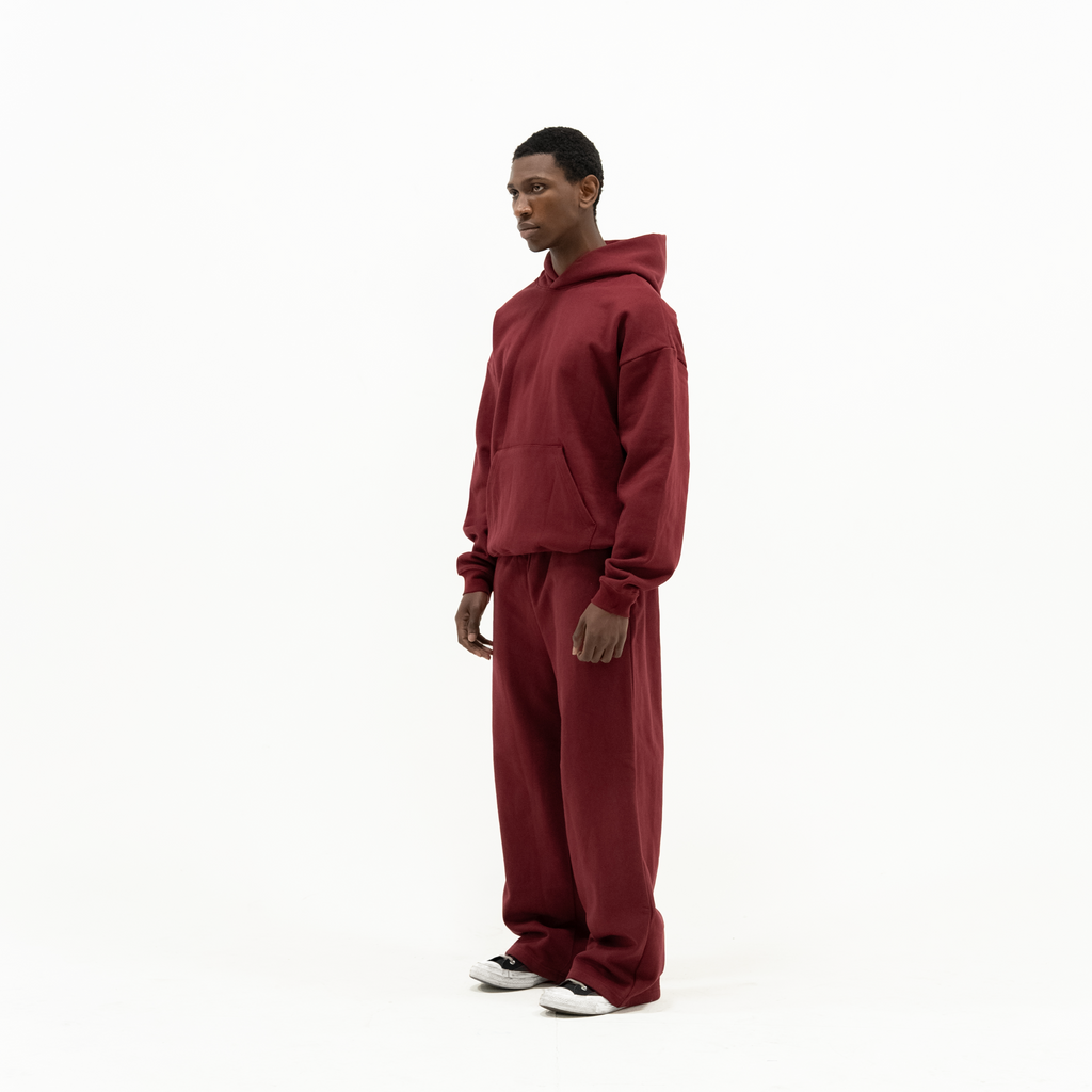 600 GSM 'Cabernet' Core Hoodie